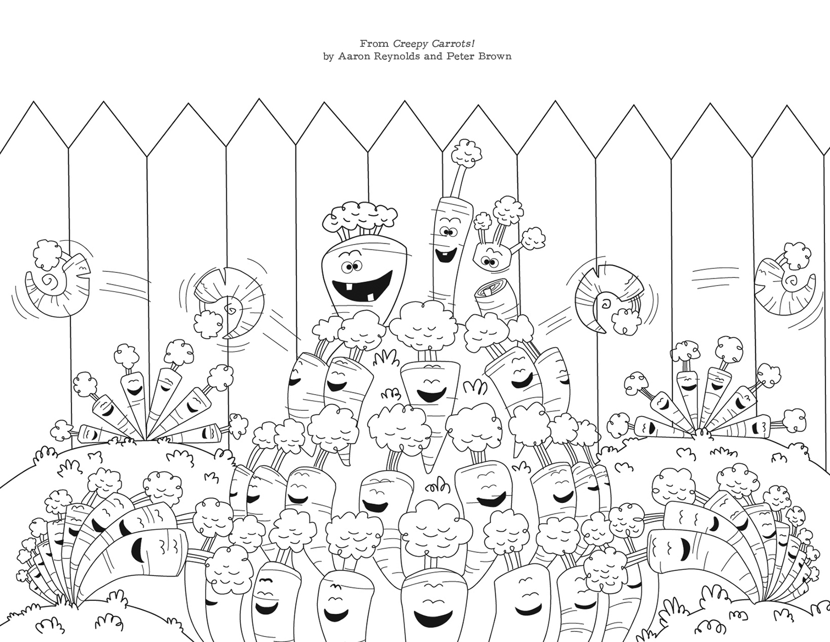 Creepy Carrots Coloring Pages Coloring Pages
